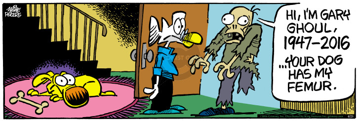 Mother Goose and Grimm 141524 Comic Strip Mike Peters  Mother Goose and Grimm 2016-04-23 1940s