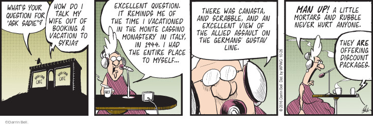 Rudy Park 150208 Comic Strip Darrin Bell  Rudy Park 2016-10-26 1940s