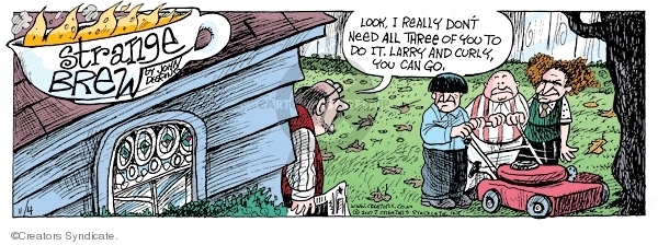 Strange Brew 20541 Comic Strip John Deering  Strange Brew 2007-11-04 1940s