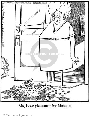 Comic Strip Jerry Van Amerongen  Ballard Street 2009-02-12 pleasant