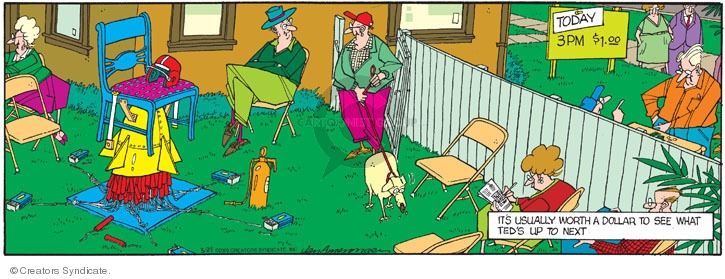 Comic Strip Jerry Van Amerongen  Ballard Street 2009-03-29 $1.00