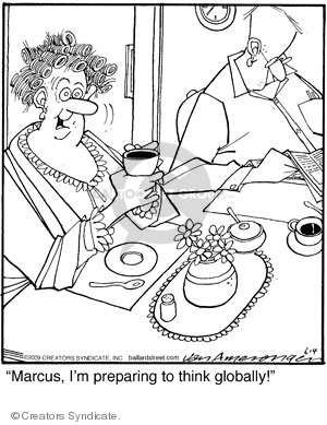 Comic Strip Jerry Van Amerongen  Ballard Street 2009-06-04 environment