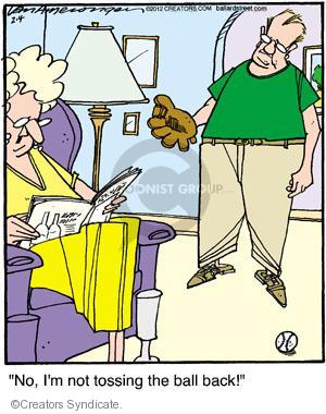 Comic Strip Jerry Van Amerongen  Ballard Street 2012-02-04 baseball