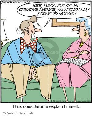 Comic Strip Jerry Van Amerongen  Ballard Street 2012-05-10 disposition