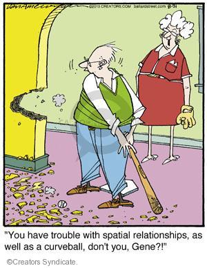 Comic Strip Jerry Van Amerongen  Ballard Street 2013-08-31 baseball