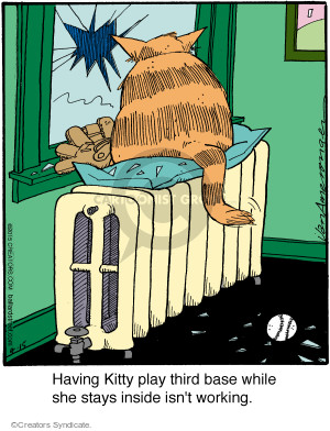 Comic Strip Jerry Van Amerongen  Ballard Street 2015-04-15 baseball