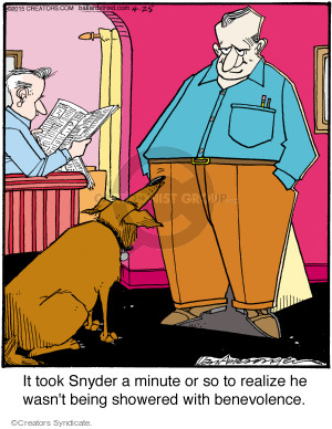 Comic Strip Jerry Van Amerongen  Ballard Street 2015-04-25 benevolence