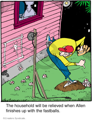 Comic Strip Jerry Van Amerongen  Ballard Street 2017-02-10 baseball