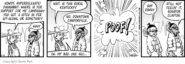Comic Strip Darrin Bell  Candorville 2008-05-20 'sup