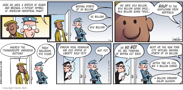 Comic Strip Darrin Bell  Candorville 2008-07-06 $3.00