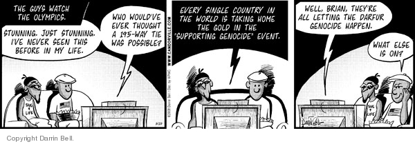 Comic Strip Darrin Bell  Candorville 2008-08-20 2008 Olympics