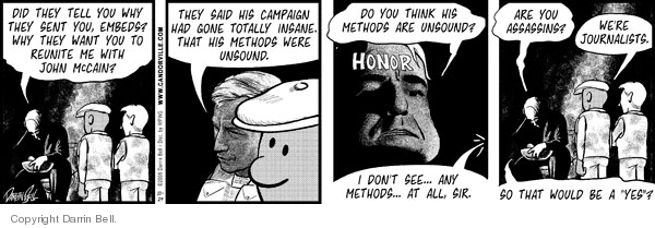 Comic Strip Darrin Bell  Candorville 2008-10-29 2008 election