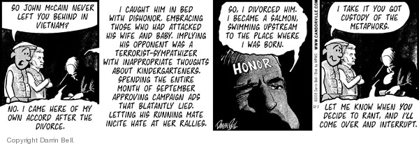 Comic Strip Darrin Bell  Candorville 2008-11-01 2008 election