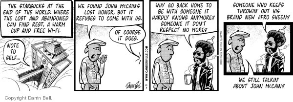 Comic Strip Darrin Bell  Candorville 2008-11-03 2008 election