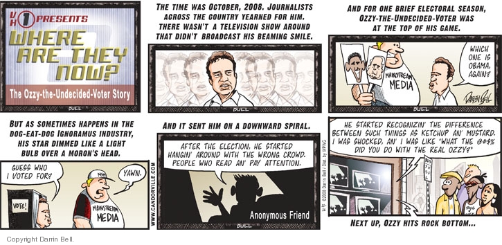 Comic Strip Darrin Bell  Candorville 2008-11-16 2008 election