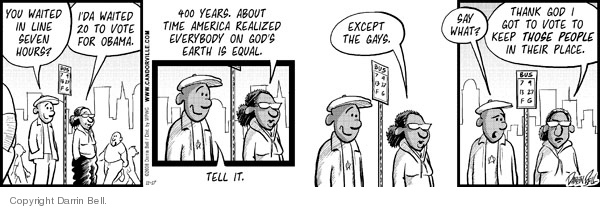 Comic Strip Darrin Bell  Candorville 2008-11-17 2008 election