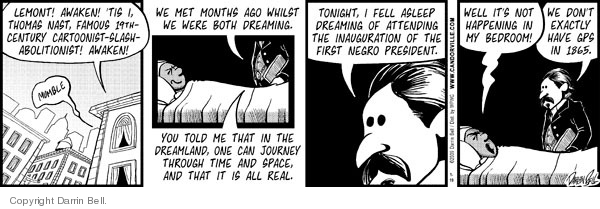 Comic Strip Darrin Bell  Candorville 2009-01-19 19th Century