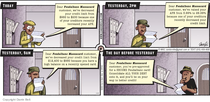 Comic Strip Darrin Bell  Candorville 2009-03-22 $12