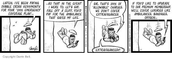 Comic Strip Darrin Bell  Candorville 2009-04-08 $250