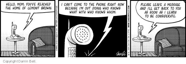 Comic Strip Darrin Bell  Candorville 2010-05-31 considerate