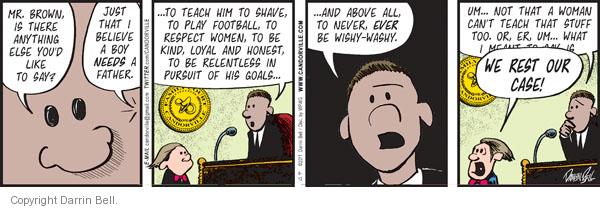 Comic Strip Darrin Bell  Candorville 2011-08-12 kindness