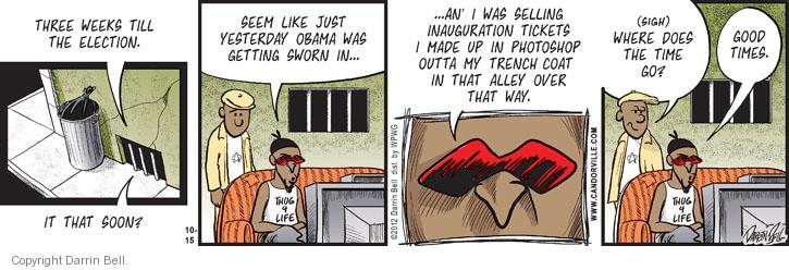 Comic Strip Darrin Bell  Candorville 2012-10-15 2012 election