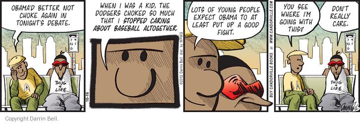 Comic Strip Darrin Bell  Candorville 2012-10-16 2012 election