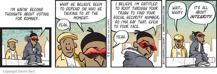 Comic Strip Darrin Bell  Candorville 2012-10-17 2012 election