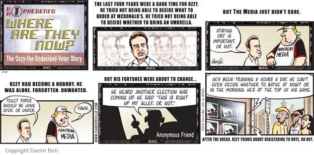 Comic Strip Darrin Bell  Candorville 2012-10-28 2012 election