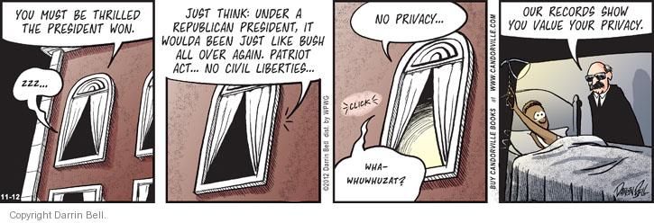 Comic Strip Darrin Bell  Candorville 2012-11-12 2012 election