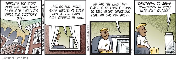 Comic Strip Darrin Bell  Candorville 2012-11-13 2012 election