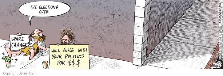 Comic Strip Darrin Bell  Candorville 2012-12-01 2012 election
