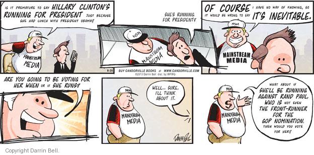 Comic Strip Darrin Bell  Candorville 2013-08-25 2016 election Rand Paul