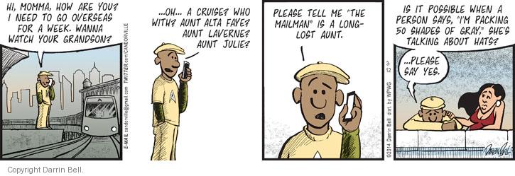 Comic Strip Darrin Bell  Candorville 2014-03-12 50 Shades of Grey