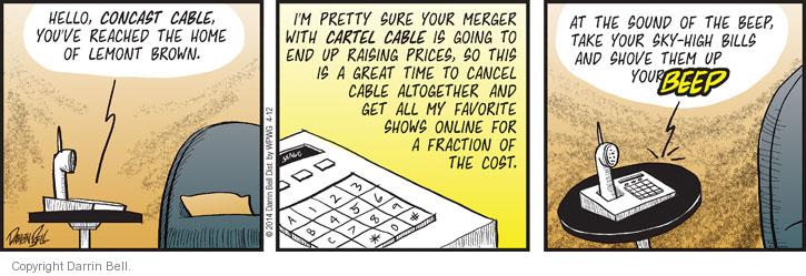 Comic Strip Darrin Bell  Candorville 2014-04-12 fraction