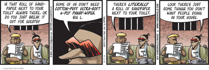 Comic Strip Darrin Bell  Candorville 2014-12-17 2012