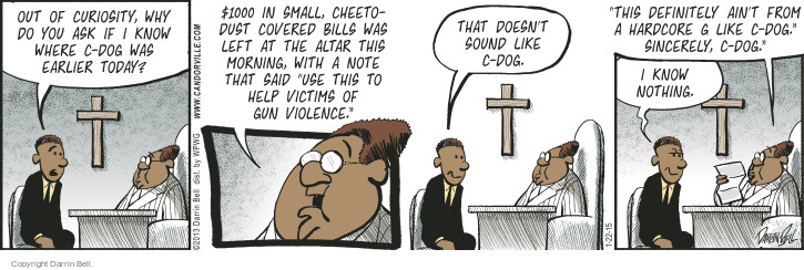 Comic Strip Darrin Bell  Candorville 2015-01-22 $1,000