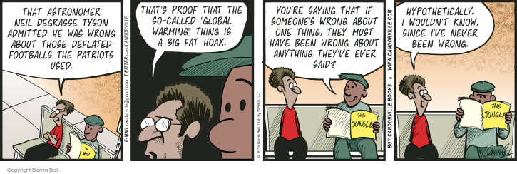 Comic Strip Darrin Bell  Candorville 2015-02-07 environment