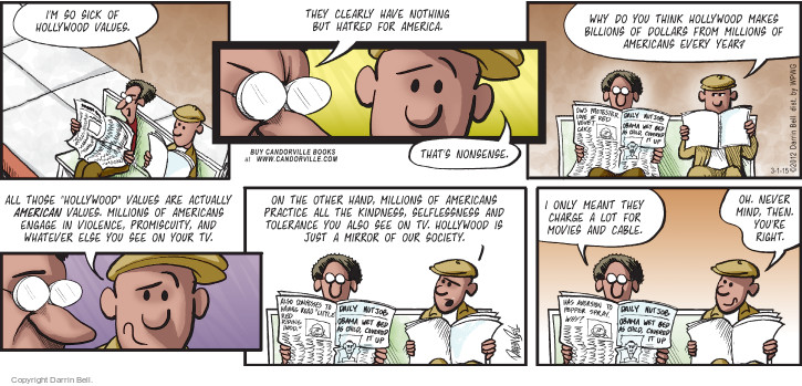 Comic Strip Darrin Bell  Candorville 2015-03-01 kindness