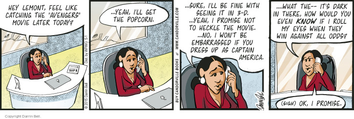 Comic Strip Darrin Bell  Candorville 2015-05-01 3-D movie