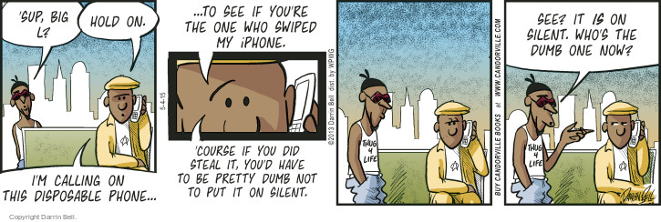 Comic Strip Darrin Bell  Candorville 2015-05-04 'sup