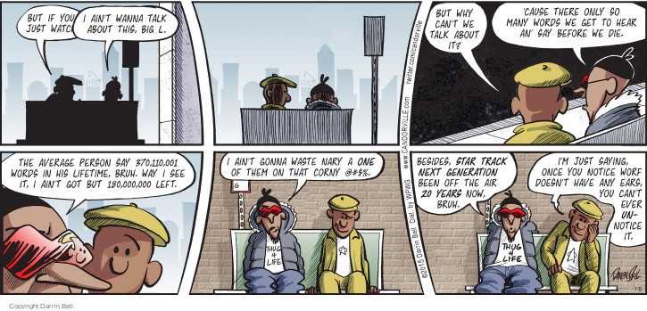 Comic Strip Darrin Bell  Candorville 2015-07-05 180