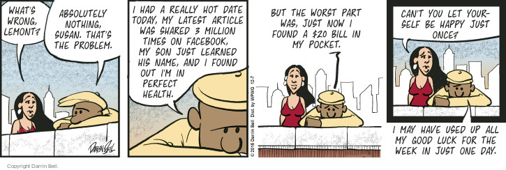 Comic Strip Darrin Bell  Candorville 2015-12-07 $20