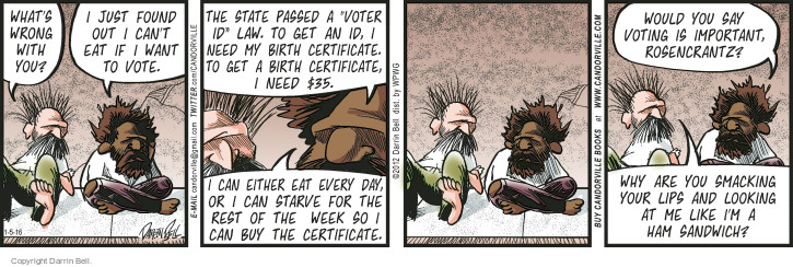 Comic Strip Darrin Bell  Candorville 2016-01-05 2012 election