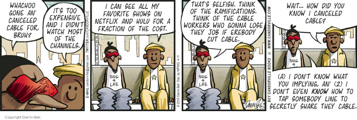 Comic Strip Darrin Bell  Candorville 2016-04-11 fraction