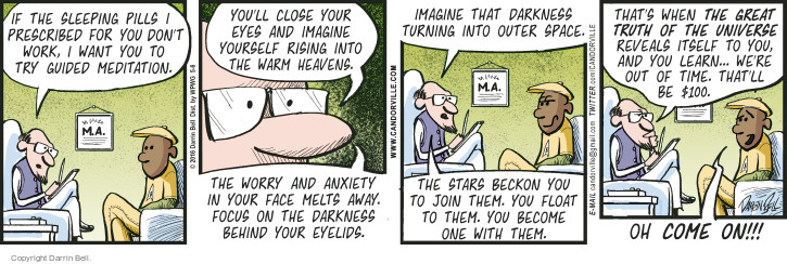 Comic Strip Darrin Bell  Candorville 2016-05-06 $100