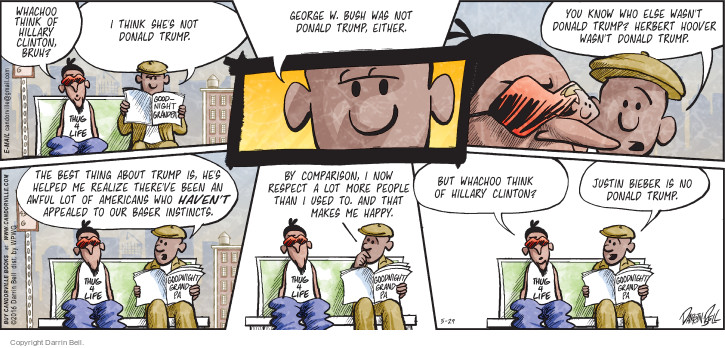 Comic Strip Darrin Bell  Candorville 2016-05-29 2016 election Jeb Bush