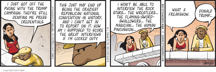 Comic Strip Darrin Bell  Candorville 2016-07-19 2016 political convention