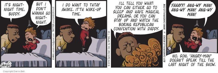 Comic Strip Darrin Bell  Candorville 2016-07-20 2016 political convention