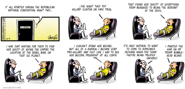Comic Strip Darrin Bell  Candorville 2016-08-14 2016 political convention